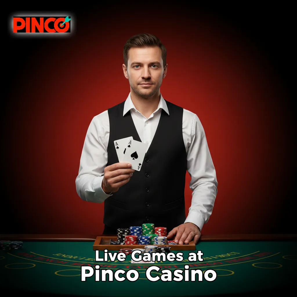 Pinco Casino live dealer lobby in Canada with 300+ tables: roulette, blackjack, baccarat, poker, TV game shows, and dice.