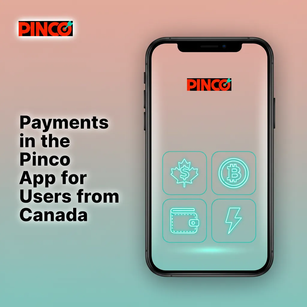 Pinco App Canada payments: Interac e‑Transfer/Debit, gigadat, Visa/Mastercard, Apple Pay, iDebit/Instadebit. Instant deposits.