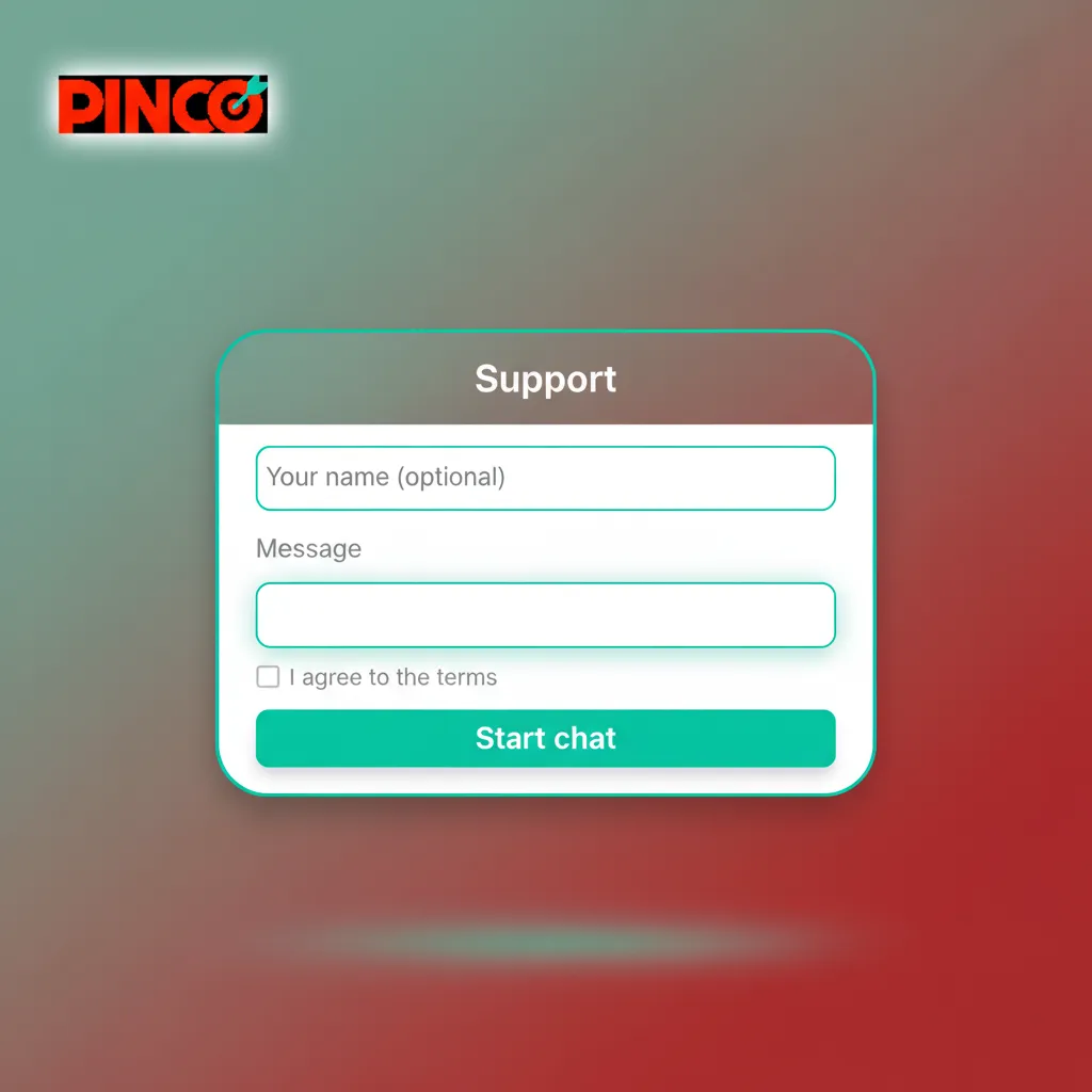 24/7 customer support via live chat (EN/FR-CA), email support@pinco.help, and Help Centre FAQs and guides.