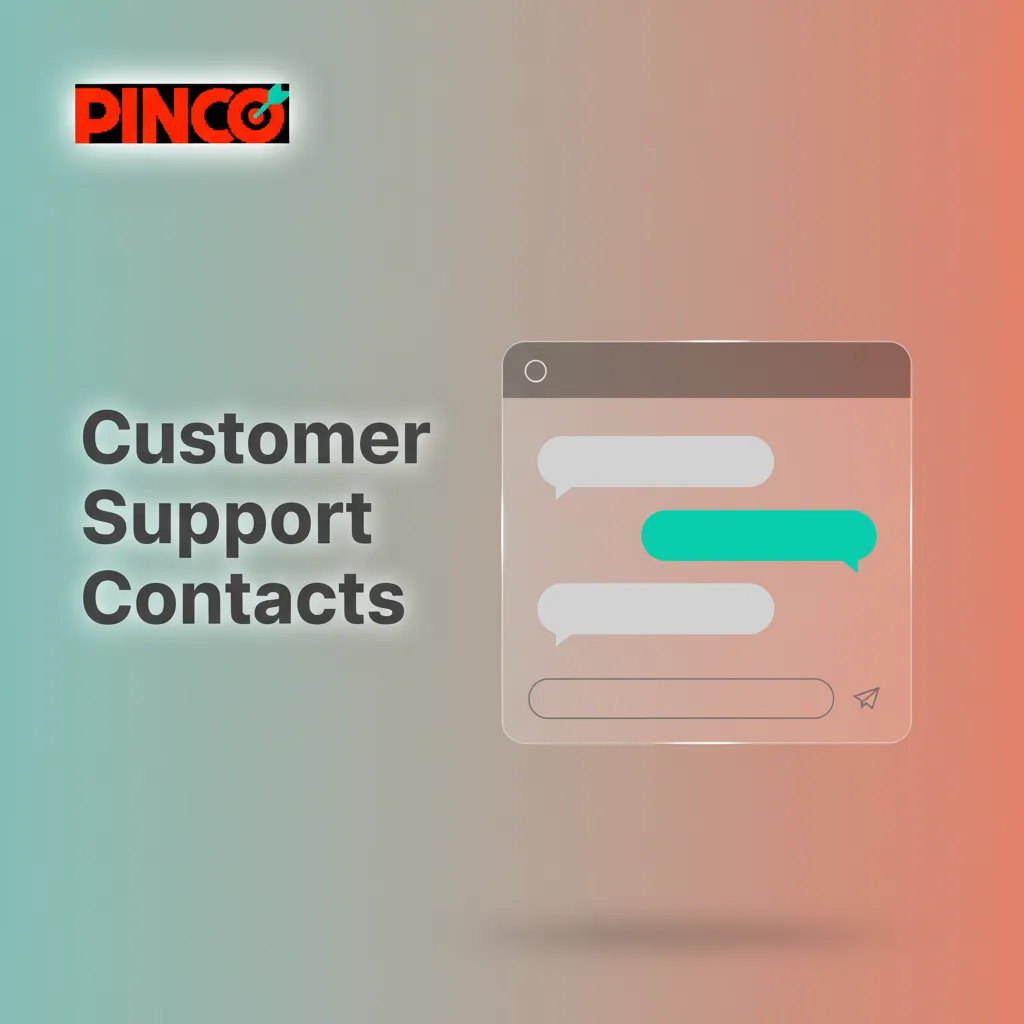 Pinco payments support: 24/7 live chat, payments@pinco.ca, +1-888-555-0123, Help Centre link.