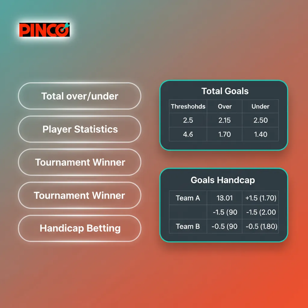 Infographic on betting types: Single, Express (Parlay), System; choose per strategy/bank; types can mix across sports.