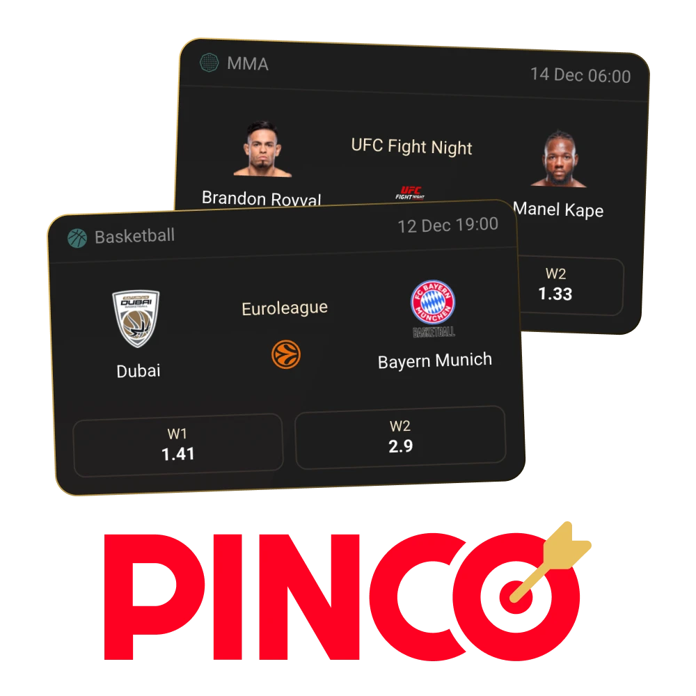 Pinco Canada official sports betting and casino; licensed, mobile-first, fast Interac/Visa payouts, C$7,500+250FS bonus.
